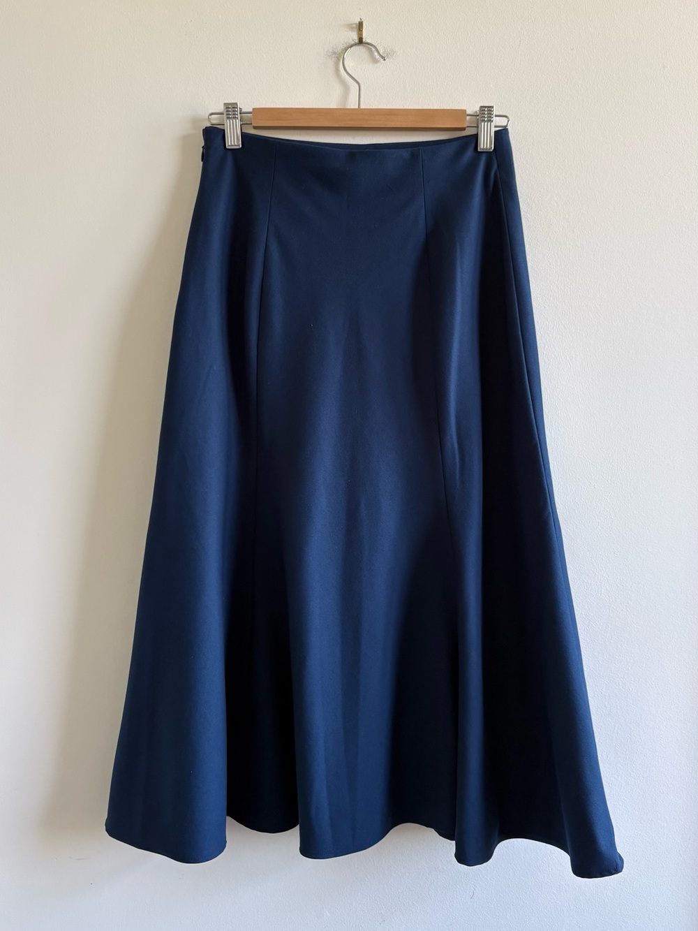 Uniqlo Navy A-Line Maxi Skirt size 6